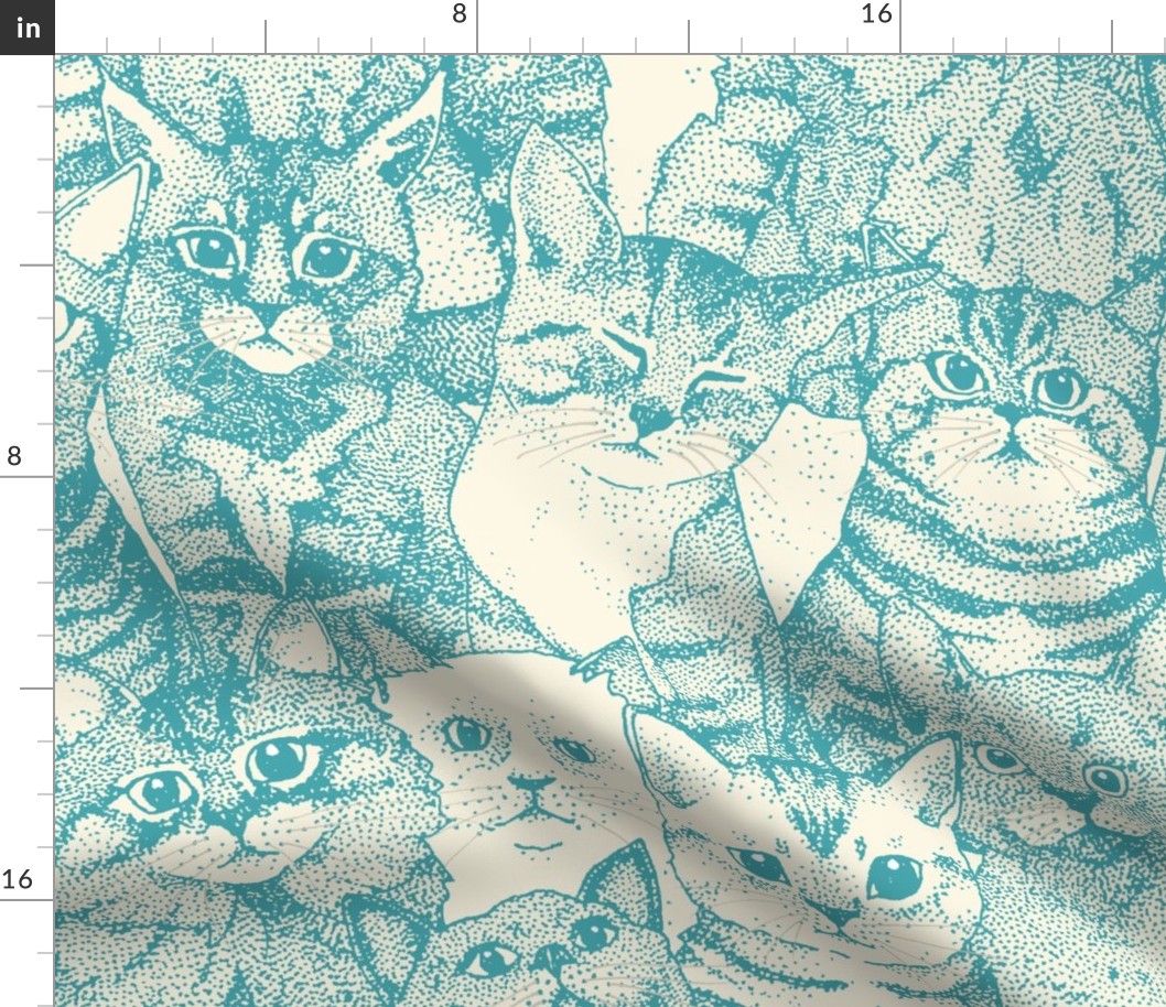 just kittens turquoise large