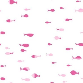 Pink Multi School of Fish