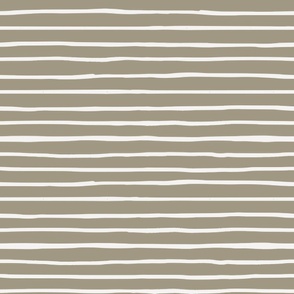 Simple Horizontal Stripes (Beige) (Jumbo Scale)(24")