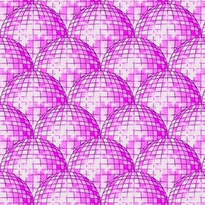 Pink disco balls