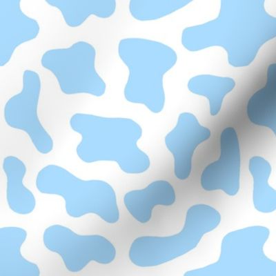 blue cow print