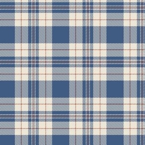Autumnal Plaid in Blue