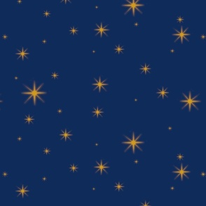 Golden Midnight Stars