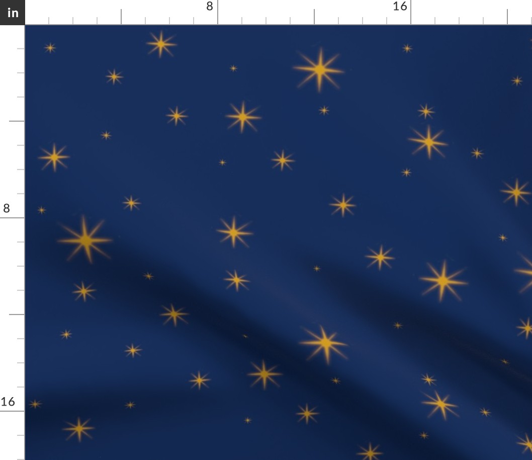 Golden Midnight Stars