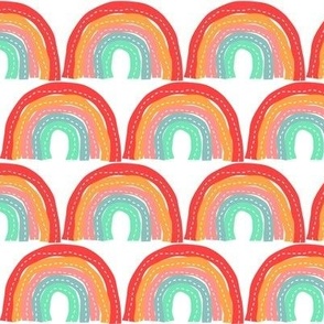 stitched rainbows