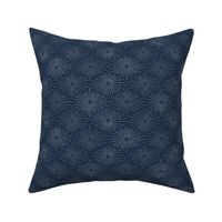 Sea Urchin Shell - Navy Blue (Small Scale)