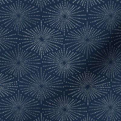 Sea Urchin Shell - Navy Blue (Small Scale)