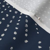 Sea Urchin Shell - Navy Blue (Large Scale)