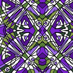 Lavender and Sage Kaleidoscope 