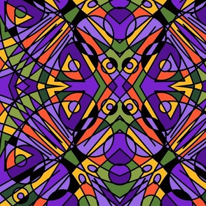 Purple Delight Kaleidoscope Variation 1