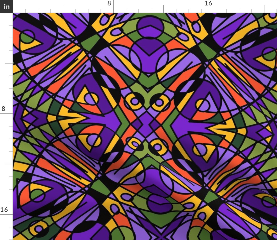 Purple Delight Kaleidoscope Variation 1