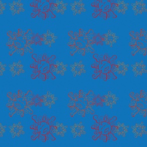 Sicily Inspired Daystar on Royal Blue Mini