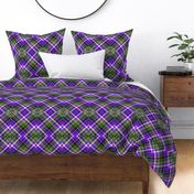 Lavender and Sage Plaid Diamond (medium)