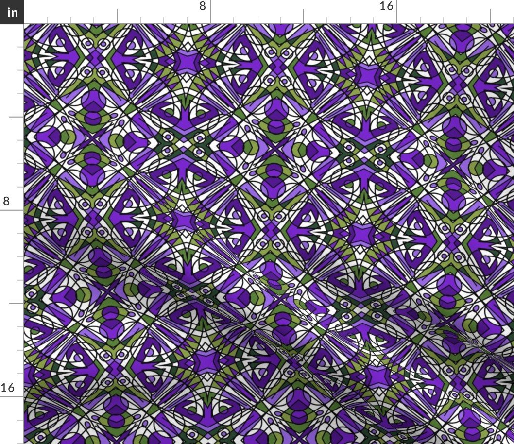 Lavender and Sage Kaleidoscope (small)