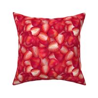 Strawberry Slices Fruit Canning Quilt 