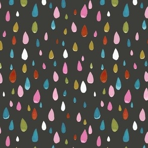 RAINDROPS GREY BRIGHTS SMALL DANISH DESIGN