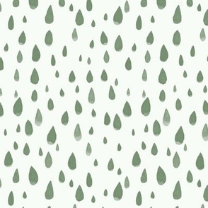 RAINDROPS TONAL APPLE GREEN SMALL DANISH DESIGN