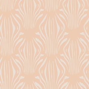 Abstract Zebra Stripes Animal Print Warm Neutral, Earthy Tones_Desert Sand 12x12