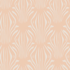 Abstract Zebra Stripes Animal Print Warm Neutral, Earthy Tones _Desert Sand_Jumbo