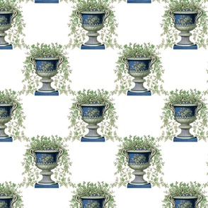 English Heritage Blue Urn Green Ivy