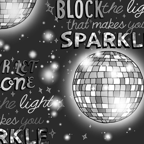 Sparkle! (Silver Disco Ball large scale) 