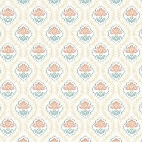 Bella Tile Gold_ Teal_ Grapefruit