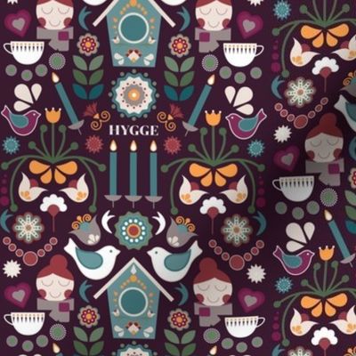 The Hygge Homesly House - Colourway #2 (Small repeat)