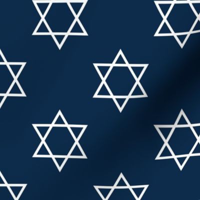 Stars of David (Dark Blue)