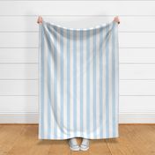 Merry Bright Pastel Blue and White Vertical 2 inch Cabana Stripe