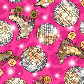 Ladies Night at Stardust Roller Disco (large scale Pink) 