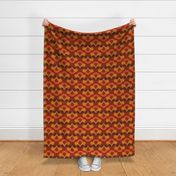 Retro Flowers Hippie Warm Tones 60 70 80 Bug Flower 2