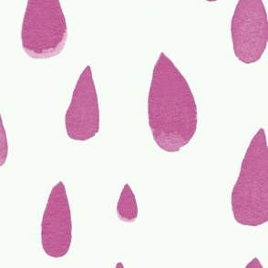 RAINDROPS TONAL  BRIGHT LOLLY PINK JUMBO DANISH DESIGN