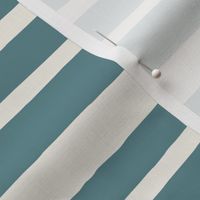 Beige and Teal Horizontal Stripes