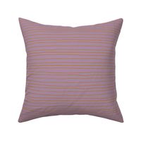 HAND DRAWN ORGANIC WAVY HORIZONTAL STRIPE MUSTARD LILAC 