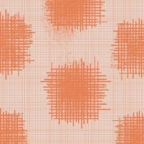 Woven Dot Dreams - Coral Large Scale