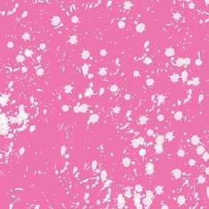 Saturn Splatter - Azalea on Persian Pink  (TBS212)