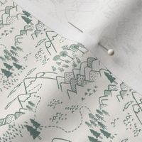 Mountain Top_rustic forest_kids_Mini_Cream Green Bay_Hufton Studio