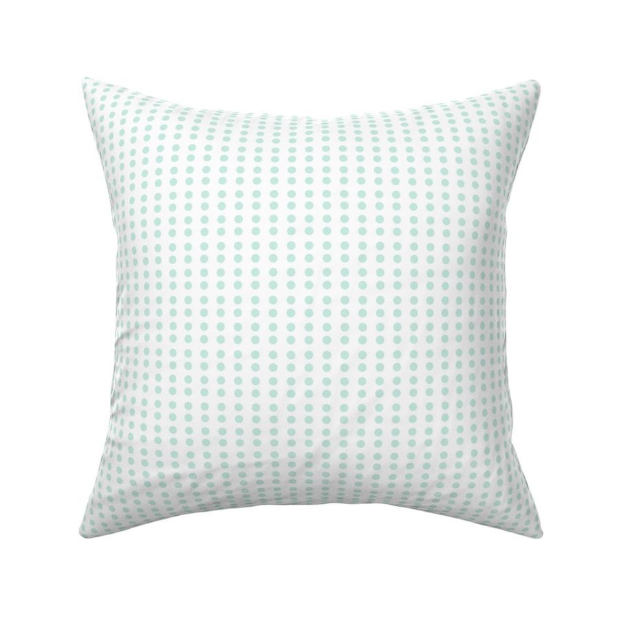 Mame Shibori Dots - Teal on White