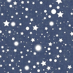 Glitter Sky - Blue Night / Large