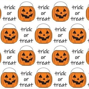 pumpkin bucket trick or treat