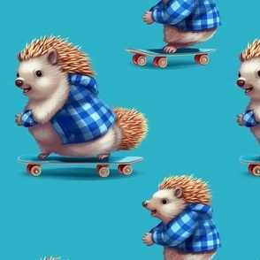Hedgehog Shredding with Training Wheels LG