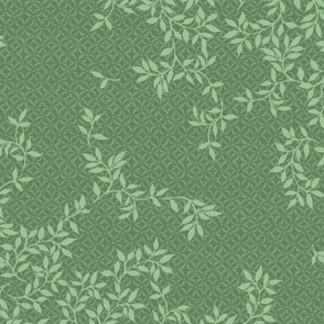 Cascade Leaves Texture _24x32-HD_Green Tea