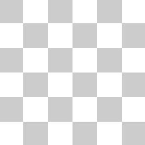 Mini Checks - light gray + white