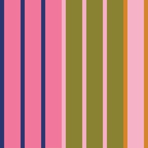 Trippy Colorful Multi Stripes 