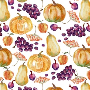 Fall Harvest No.1 White - Medium Version