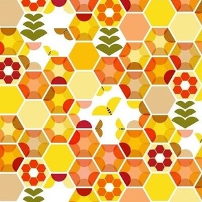 honeycomb bees bauhaus small scale