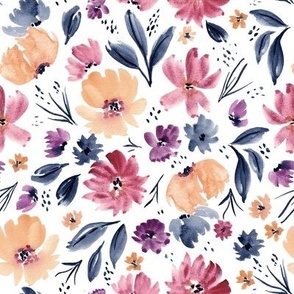 BKRD Watercolor Floral Recolor 8x8