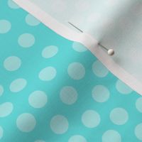 Dots for Orca on light blue