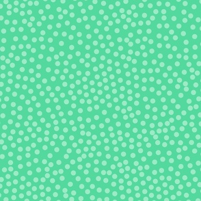 Dots on green