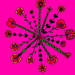 Floral_Spokes_Red_Pink__Orange_Green